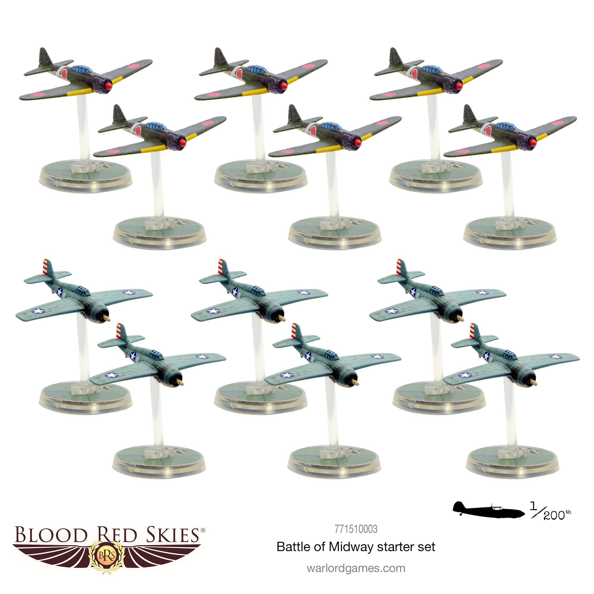 Blood Red Skies: Vallejo Paints Sets US Aircraft - Warlord Games