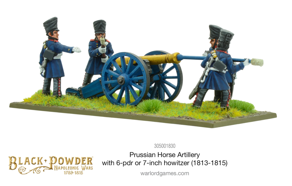 Black Powder Napoleonic Prussian Horse Artillery with 6-pdr (1813-1815)
