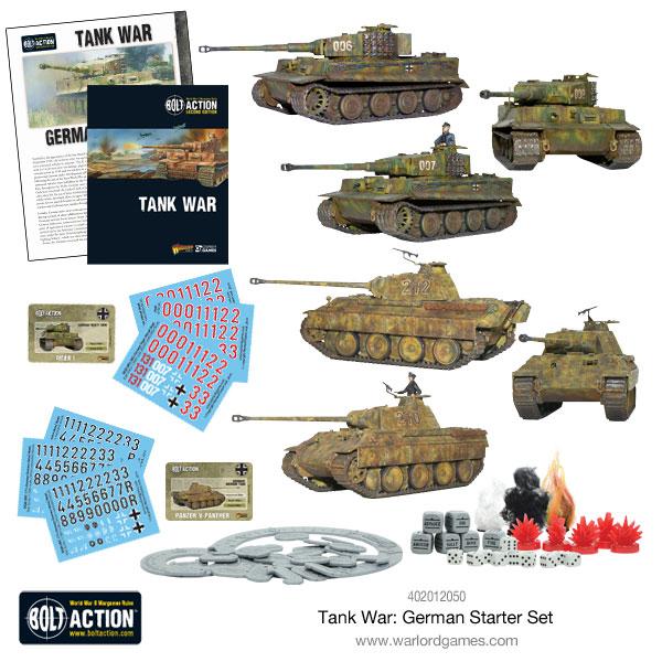 German TANK WAR Starter Army Bolt Action Warlord Games 28mm SD 