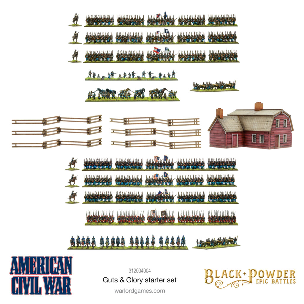 Black Powder Epic Battles American Civil War Union Cavalry & Zouaves  Brigade Military Table Top Wargaming Plastic Model Kit 312004001, Figures -   Canada