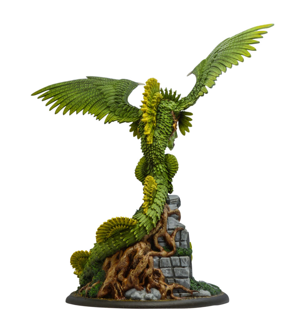 Figurine Warlord Games - Aztec Quetzalcoatl, Dieu Aztèque, Miniature à Assembler Et Peindre