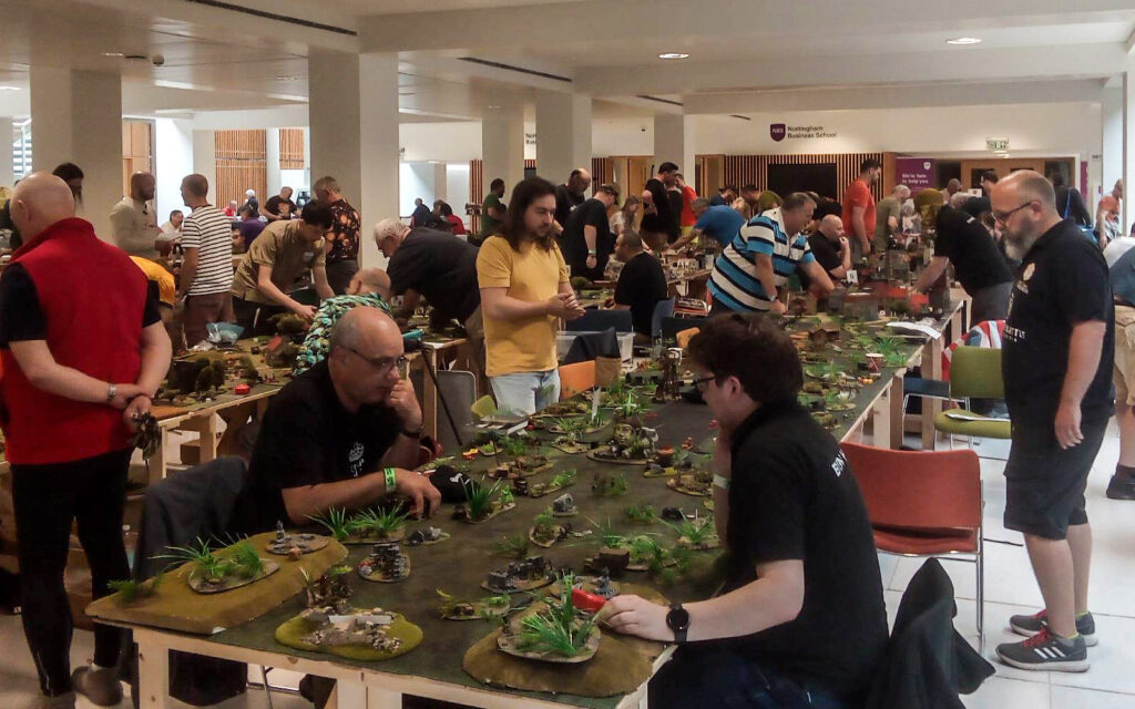 Bolt Action Grand Tournament; The Action underway at Britcon 2023