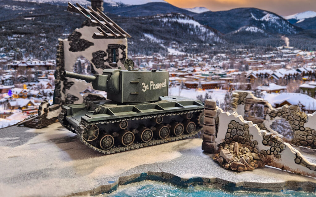 Achtung Panzer! by Warlord Games  Soviet KV-2 Heavy Tank