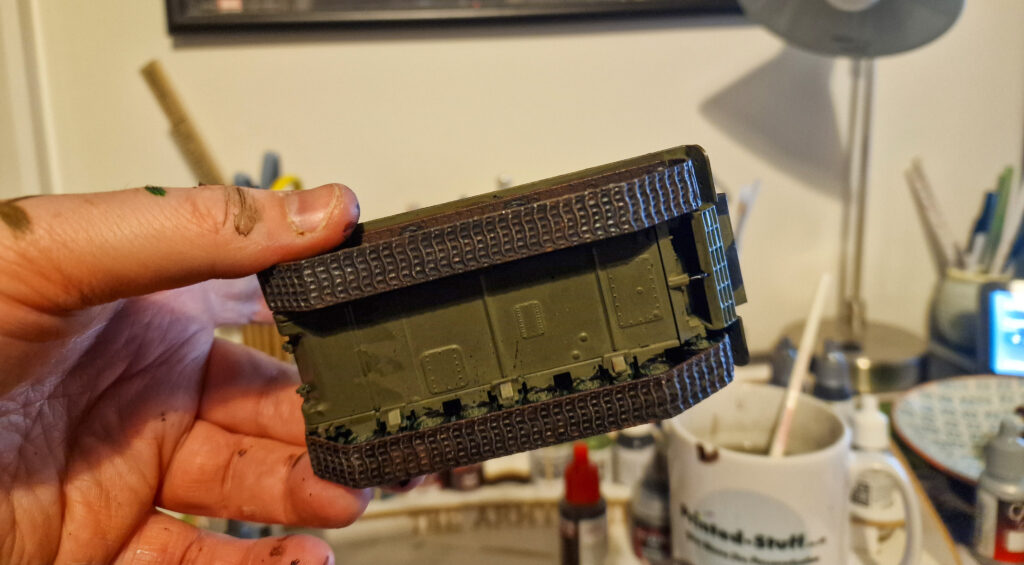 Achtung Panzer! A Tale of More Gamers - Dan's Sherman Easy Eight - Painting