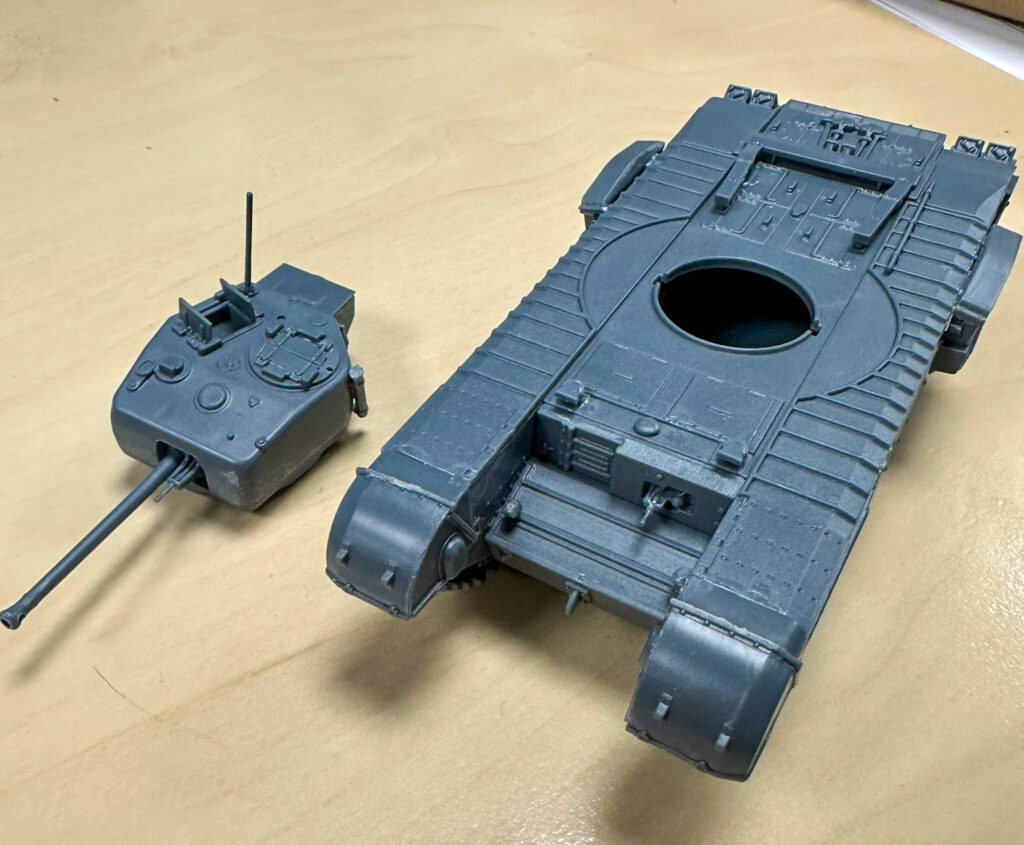 Achtung Panzer! Churchill Tank - Steve Morgan Assembly Stage 03