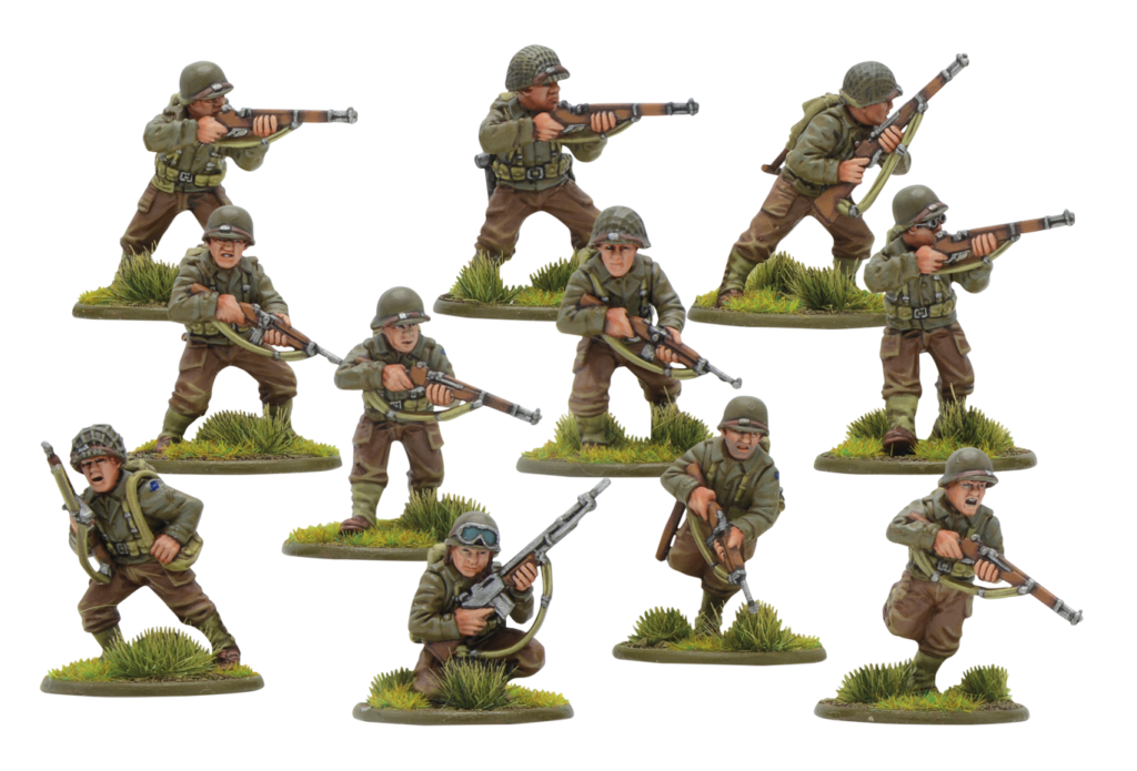 Bolt Action US Rangers 11-Man Infantry Squad