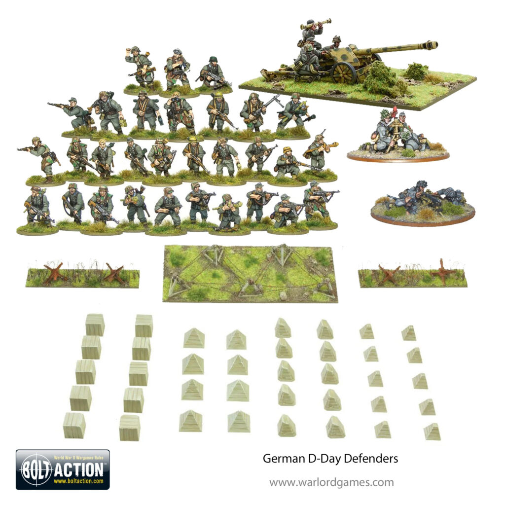 Bolt Action by Warlord Games - German D-Day Defenders Bundle