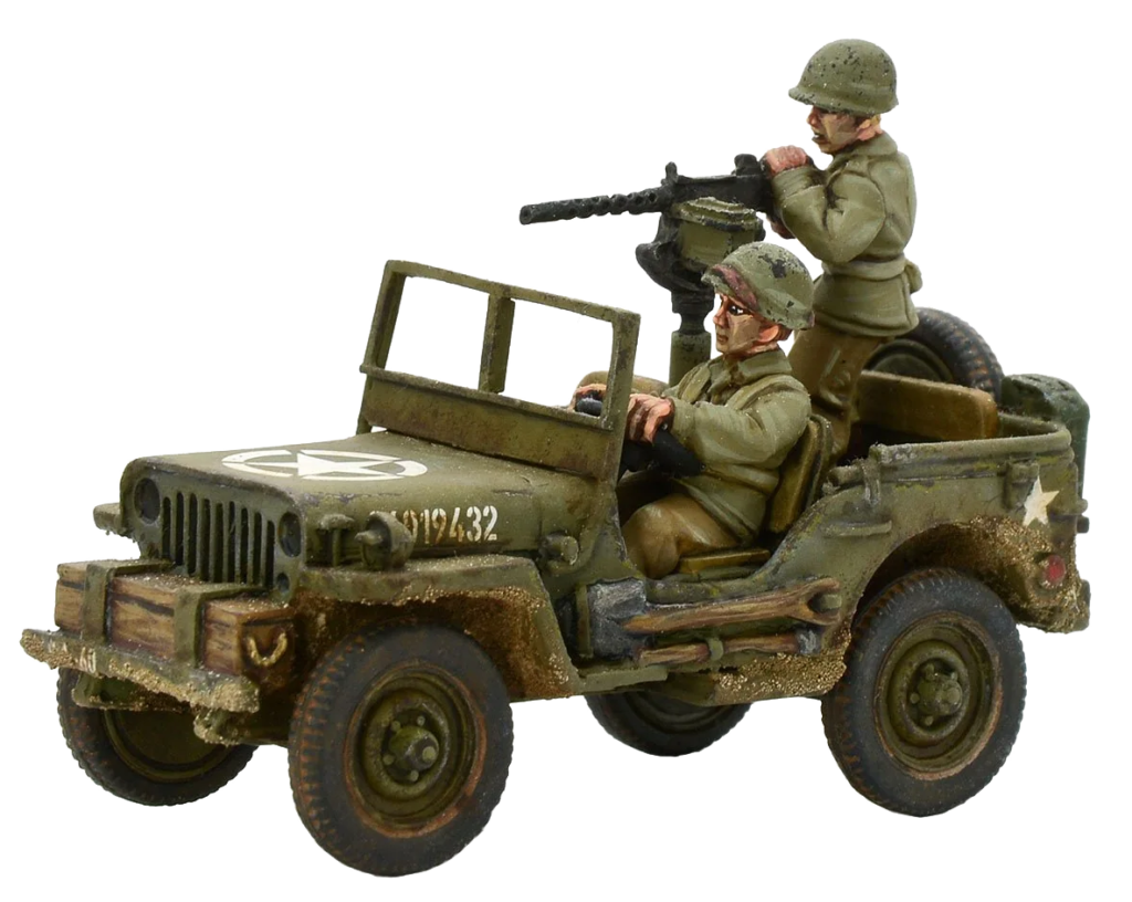 Bolt Action US Army Jeep with .30 cal MMG
