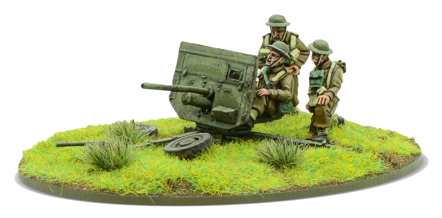 Bolt Action, BEF 2-pounder Anti-tank gun