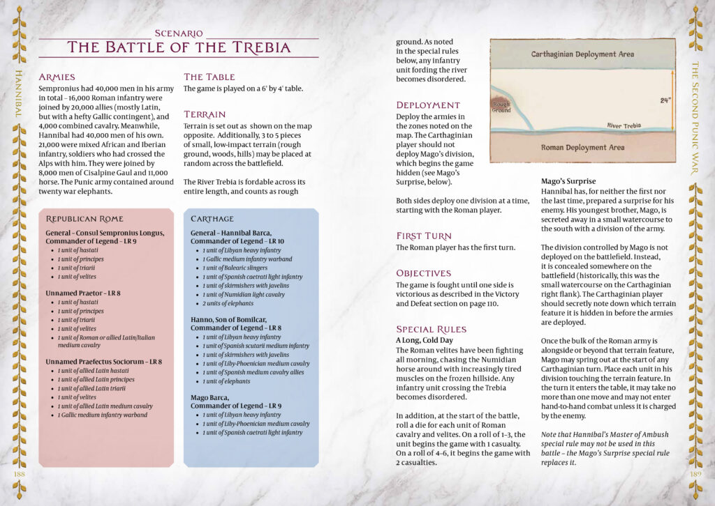 Hail Caesar Epic Battles - Battle of the Trebia Scenario