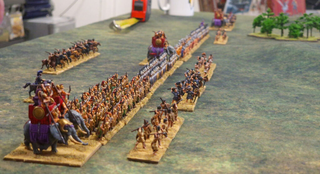 Hail Caesar Epic Battles - Battle of the Trebia Battle report, Carthaginian deployment