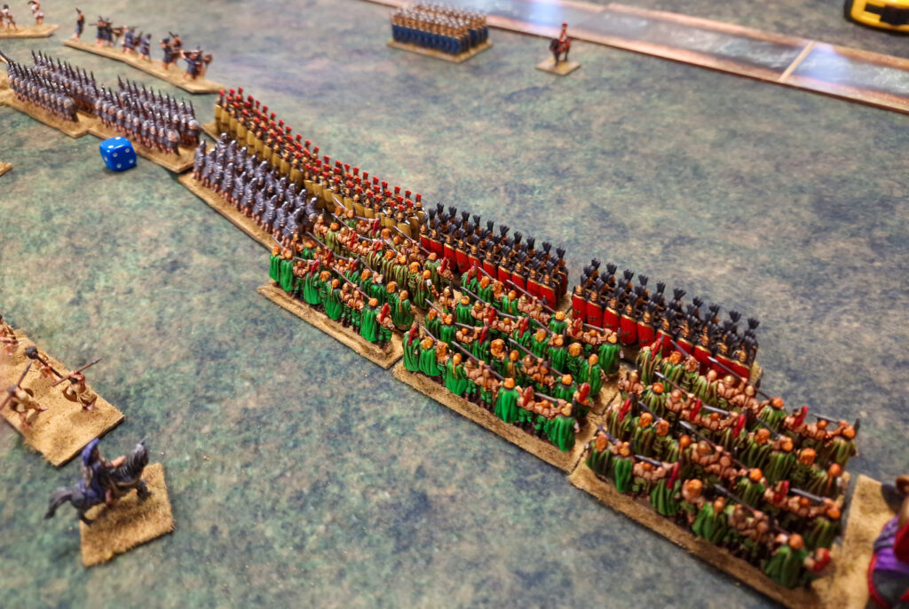 Hail Caesar Epic Battles Battle report,, A clash of steel - the battle proper is joined in earnest!