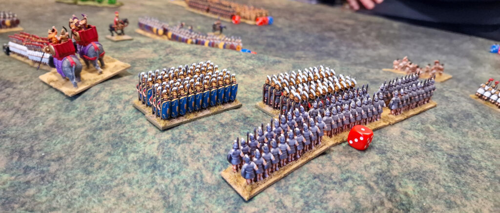 Hail Caesar Epic Battles Battle report , Triarii battle for the centre hilltop