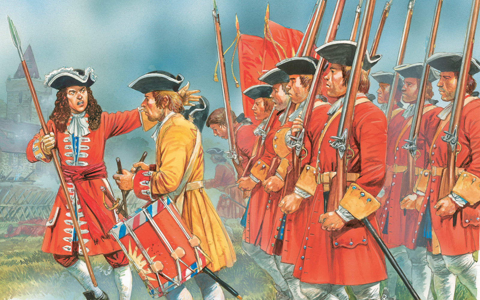 The Battle of Blenheim, August 13th 1704