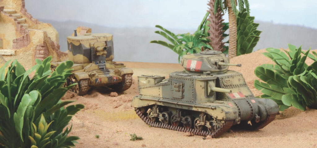 Bolt Action by Warlord Games, British Armour on the move in the Western Desert