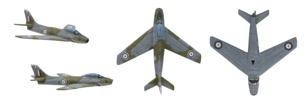 Blood Red Skies by Warlord Games - Canadair Sabre f. Mk. 4, 112 Squadron, RAF, Bruggen, German, 1956