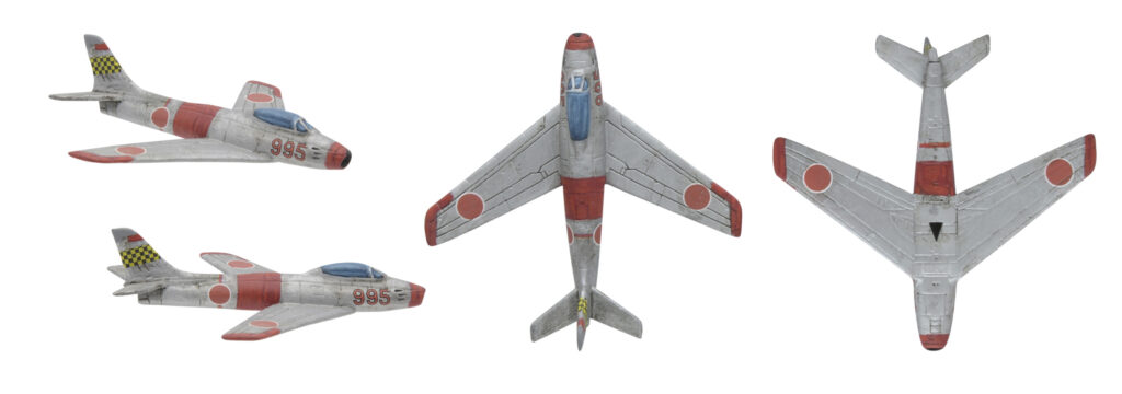 Blood Red Skies by Warlord Games - F-86F-40 Sabre 1st Air Wing, Japan Air Self-Defence Force, Hamamatsu, Shizouka Prefecture