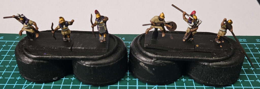 Hail Caesar Epic Battles Carthaginian Crew Painting Tutorial by Jamie Getliffe, Stage Three (Washing)