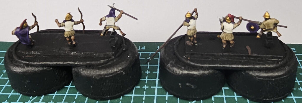 Hail Caesar Epic Battles Carthaginian Crew Painting Tutorial by Jamie Getliffe, Stage Three (Washing)