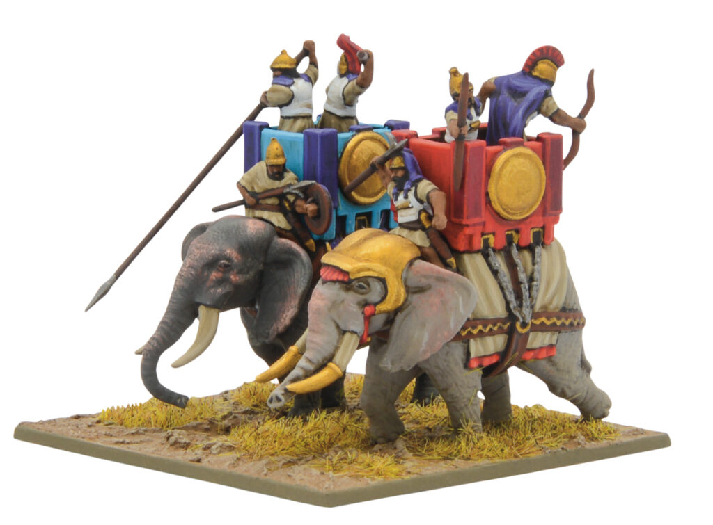 Hail Caesar Epic Battles Carthaginian War Elephant Painting Tutorial by Jamie Getliffe, Finished Models