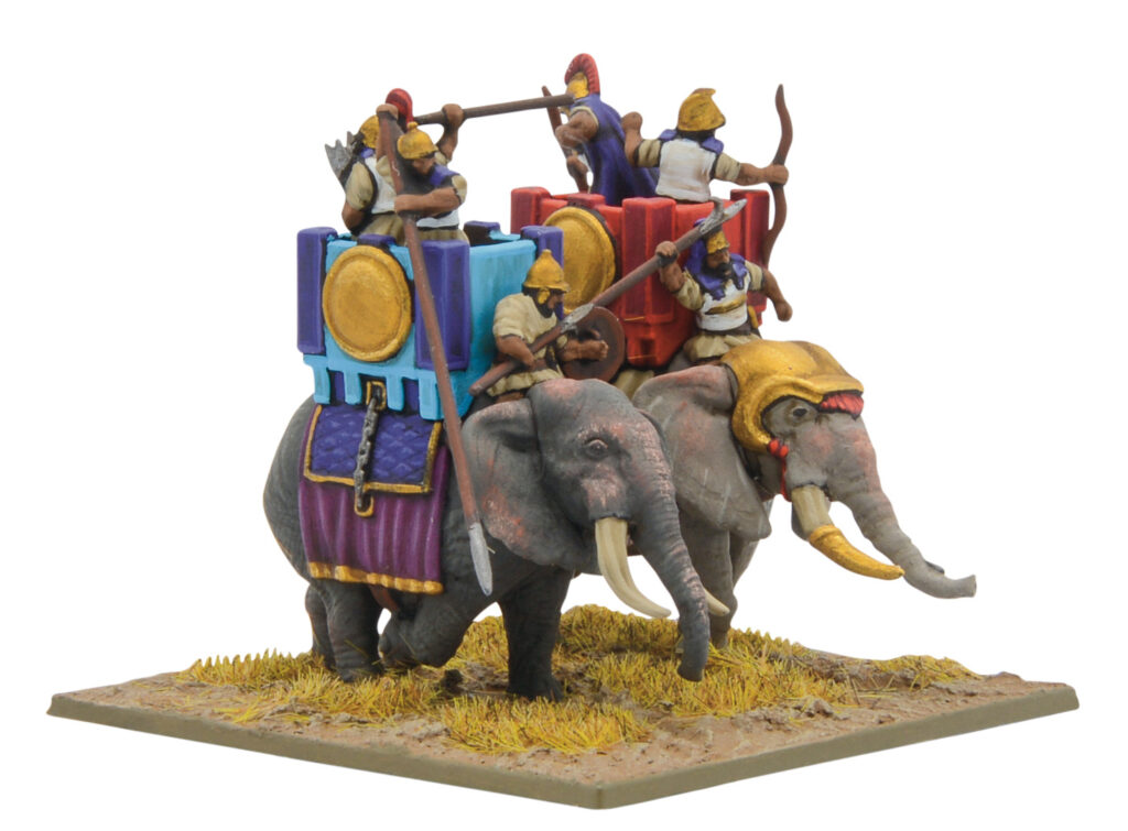 Hail Caesar Epic Battles Carthaginian War Elephant Painting Tutorial by Jamie Getliffe, Finished Models