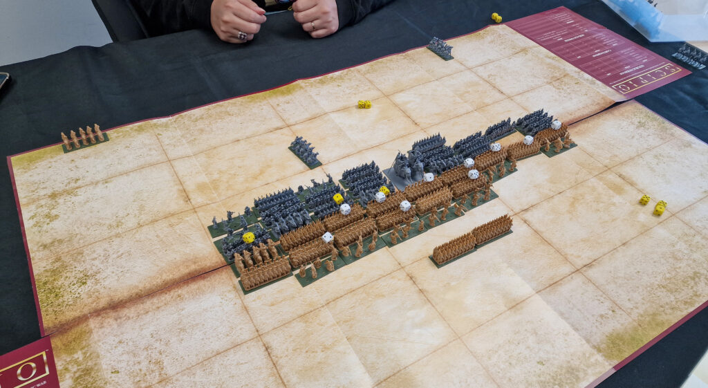 Hail Caesar Epic Battles, Scipio Battle Report - The end of game board state