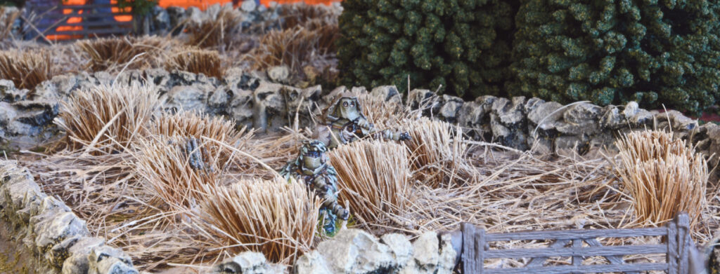 Bolt Action: Third Edition by Warlord Games, Well camouflaged Canadian Snipers take position in the dark.