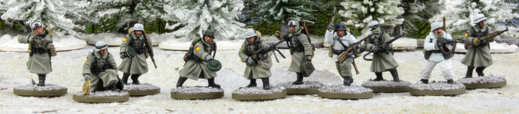 Bolt Action by Warlord Games, Andrés Amián’s Spanish Blue Division Engineer Squad