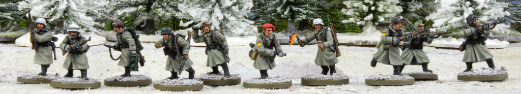 Bolt Action by Warlord Games, Andrés Amián’s Spanish Blue Division Infantry Squad