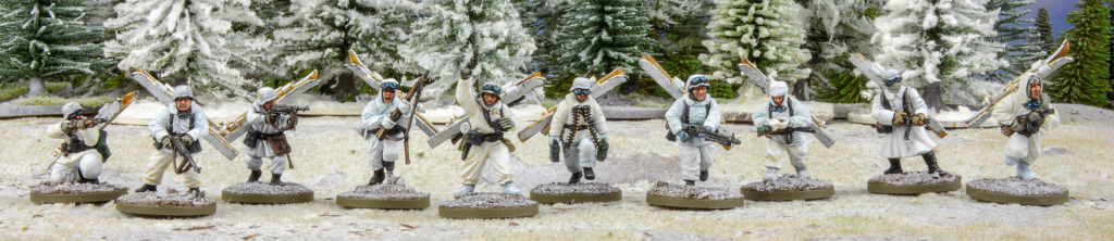 Bolt Action by Warlord Games, Andrés Amián’s Spanish Blue Division Ski Troops