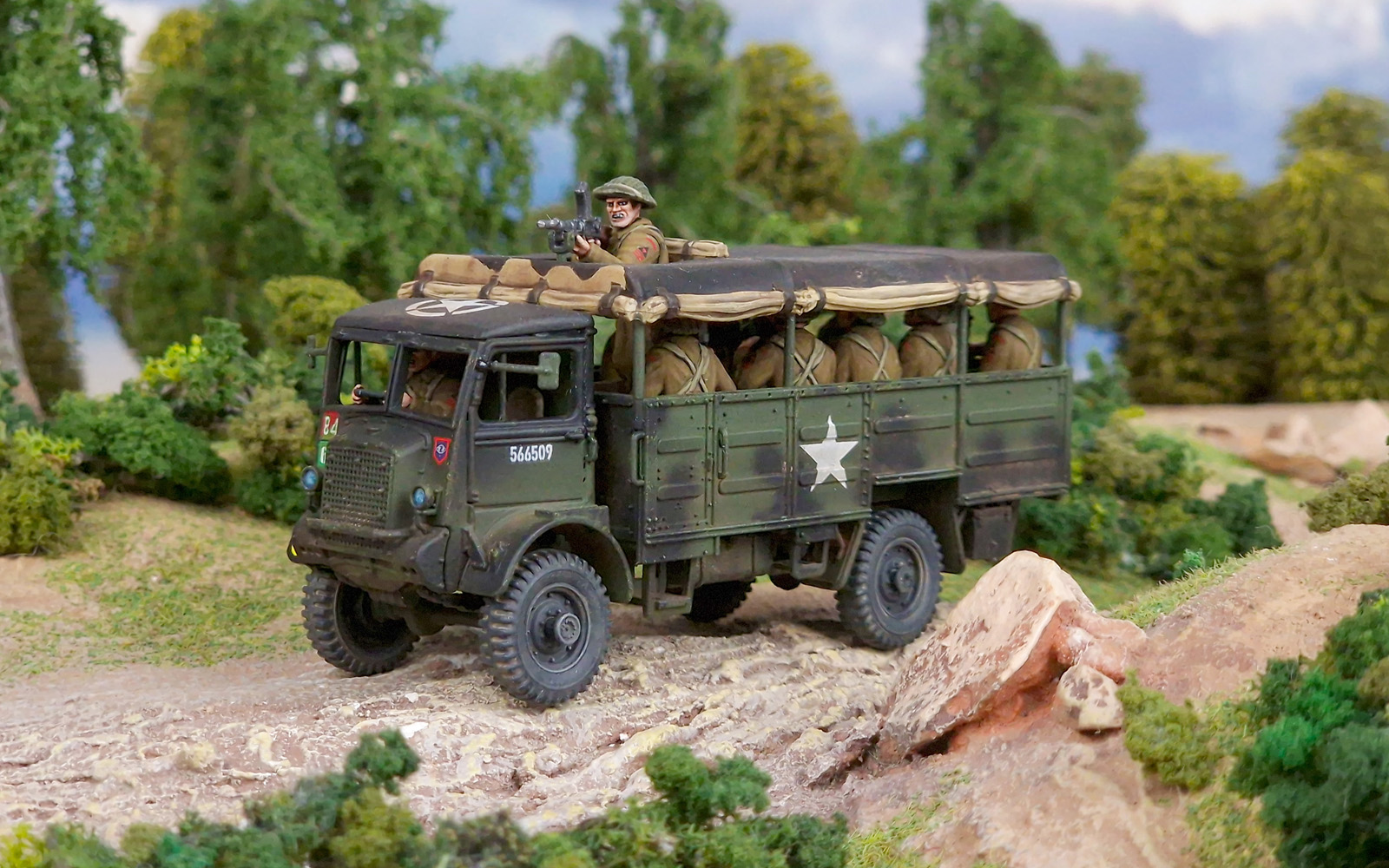 Bolt Action by warlord Games, Bedford QLT British Troop Transport