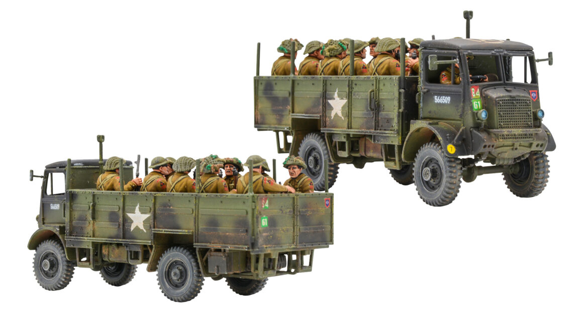 Miniature Corgi 1/50 – Bedford QLT Troop Carrier Royal Navy 1944 – CC60301 – Neuf