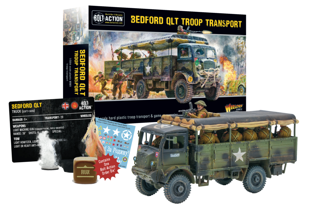 Bolt Action by Warlord Games. Bedford QLT Troop Transport Boxed Set