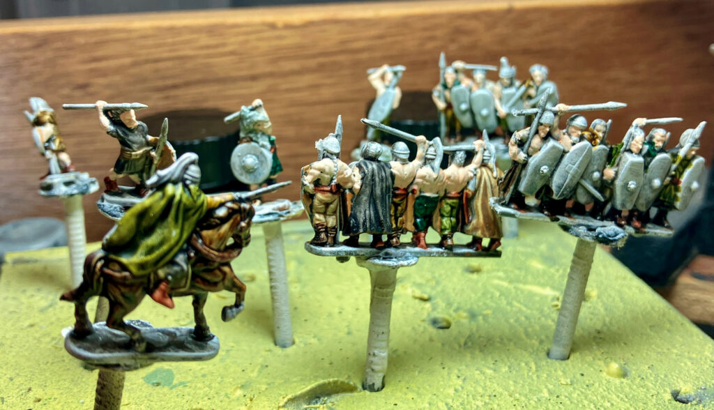 Hail Caesar Epic Battles - Gallic Celt Painting Stage by Stage by Rhys Pogson Hughes Emanuel