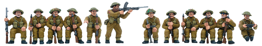 Bolt Action by Warlord Games, Plastic Seated British Infantry Passengers 