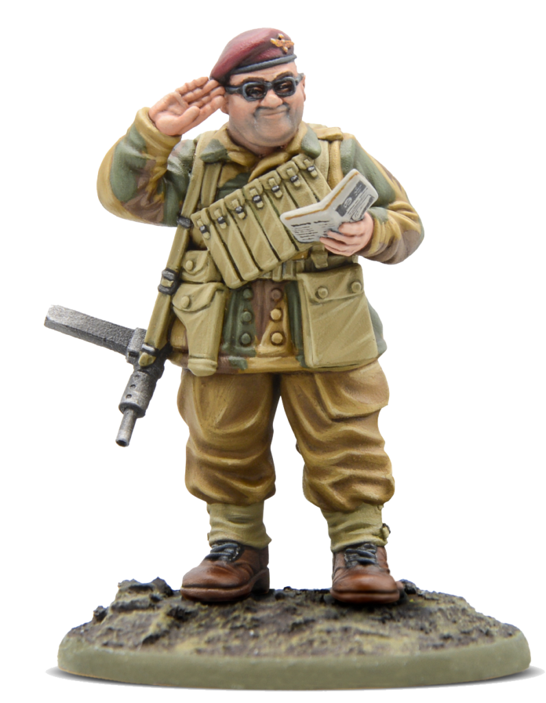 Sergeant Sawyer, Charity Figure by in tribute to Warlord Games' co-founder, Paul Sawyer