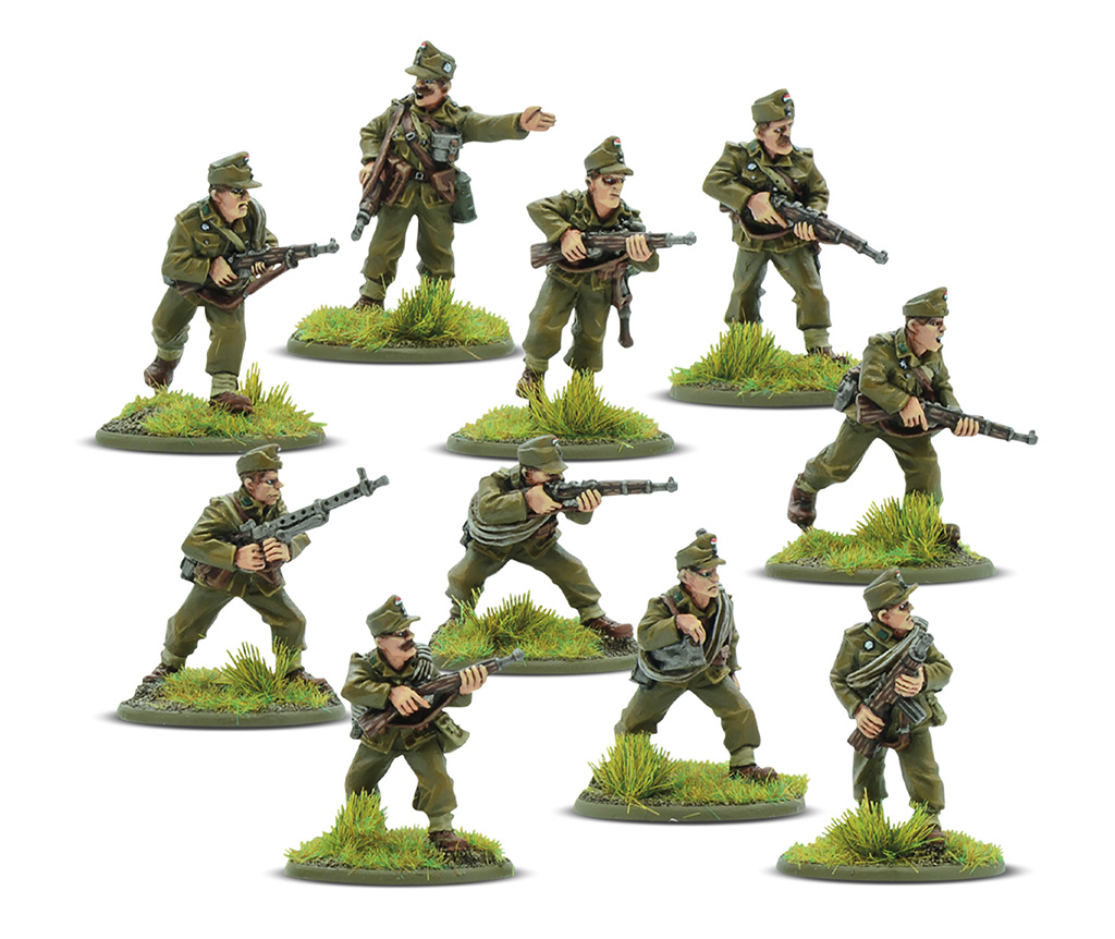 Bolt Action by Warlord Games, Hungarian Army Mountain Infantry Section