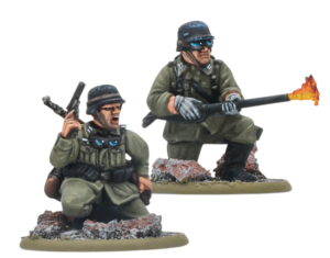 Bolt Action German Veteran Flamethrower Team