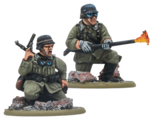 Bolt Action German Veteran Flamethrower team