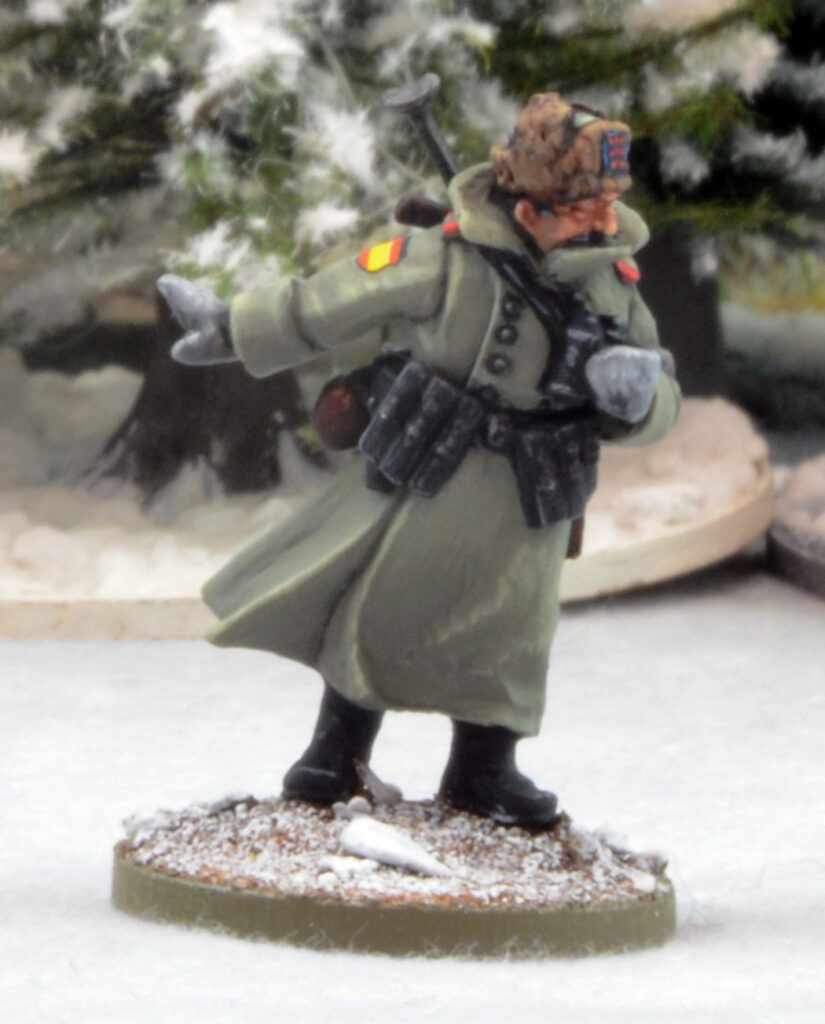 Bolt Action by Warlord Games -  Spanish Blue Division Artillery Platoon Commander by Andres Amian