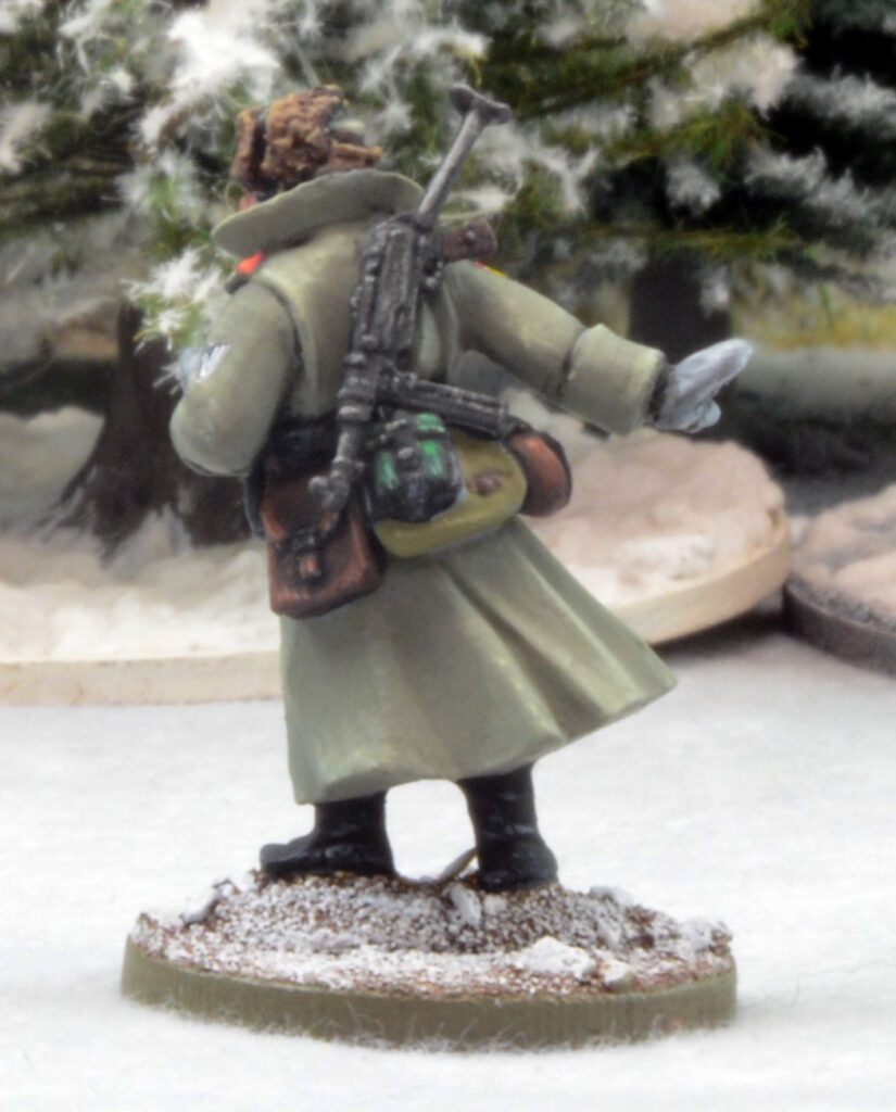 Bolt Action by Warlord Games -  Spanish Blue Division Artillery Platoon Commander by Andres Amian