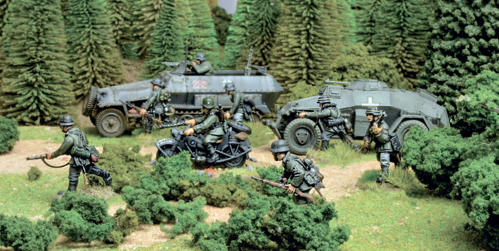 Bolt Action by Warlord Games - Blitzkrieg, and early war German force advances.