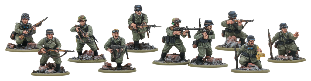 Bolt Action German Veteran Infantry Squad