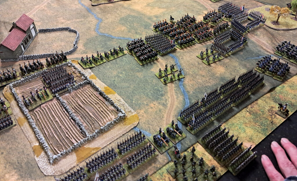 Black Powder Epic Battles: The Waterloo Campaign by Warlord Games - Battle Report: The Prussians are held in check on arrival...mostly...