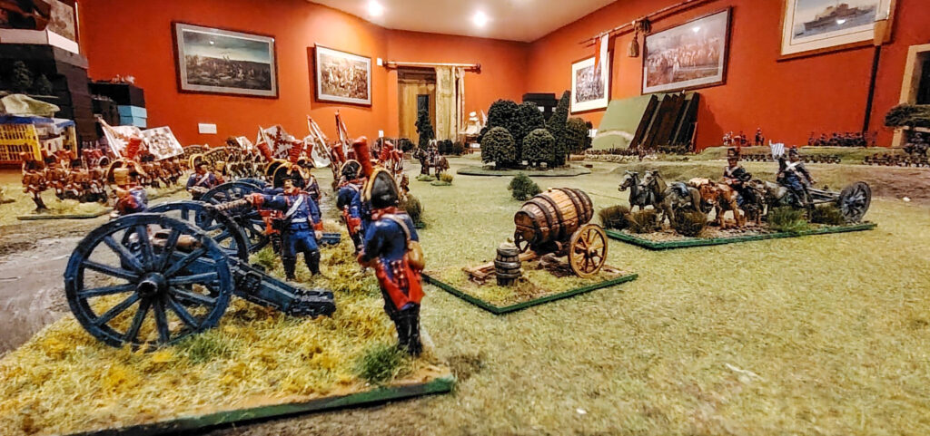 Black Powder by Warlord Games, Napoleonic Spanish Artillery painted by John Stallard  (Warlord Games CEO)