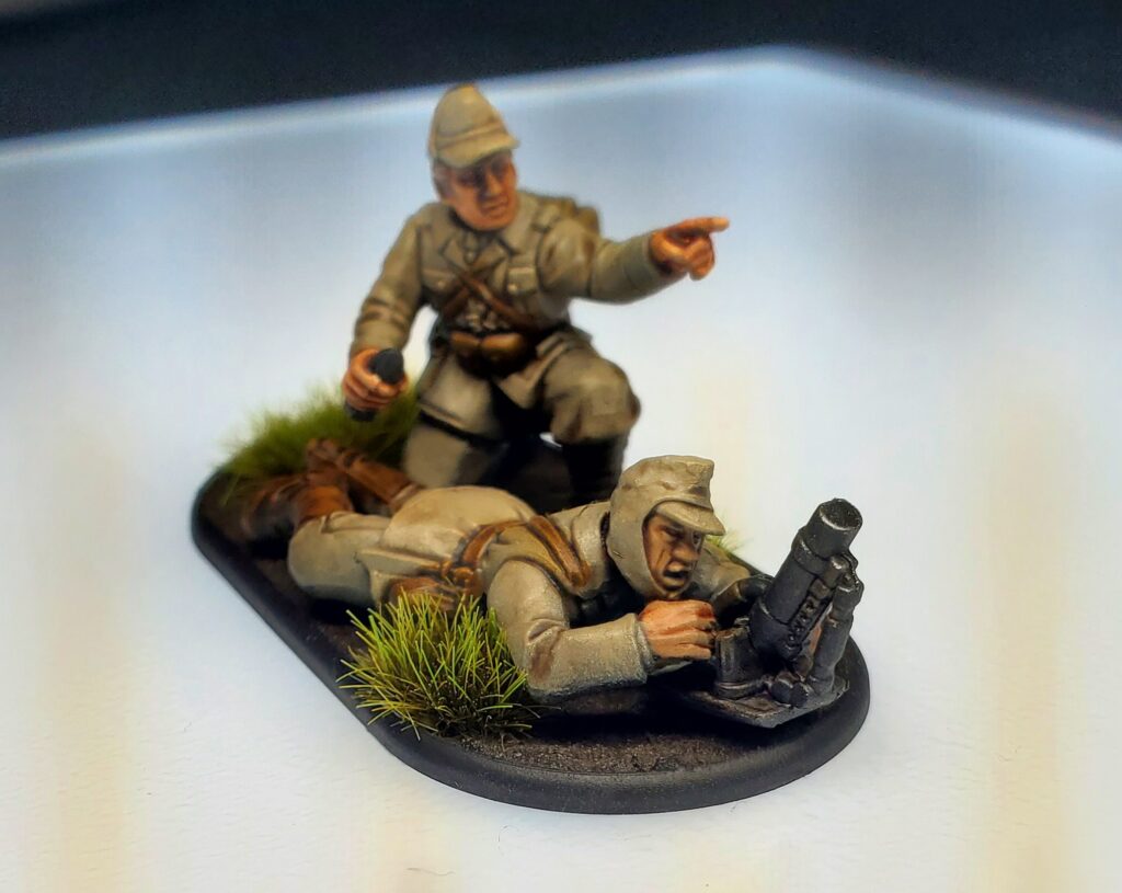 Bolt Action by Warlord Games - Converted Romanian Light Mortar Team, by Isaac Paul