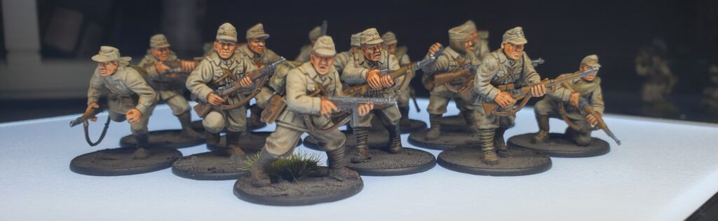 Bolt Action by Warlord Games - Converted Romanian infantry squad, by Isaac Paul