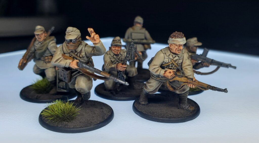 Bolt Action by Warlord Games - Converted Romanian infantry squad, by Isaac Paul