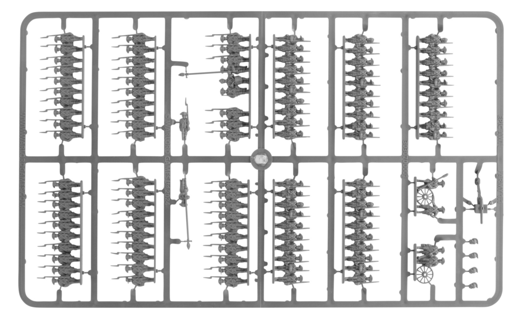 Black Powder Epic Battles: Revolution! by Warlord Games, Infantry Plastic Sprue