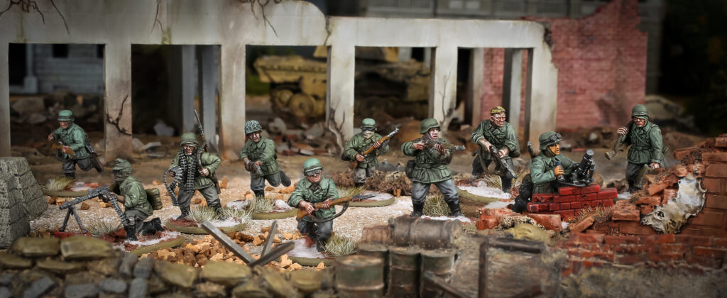 Bolt Action by Warlord Games, Staff Projects -Jim Butler’s Winter German Army
